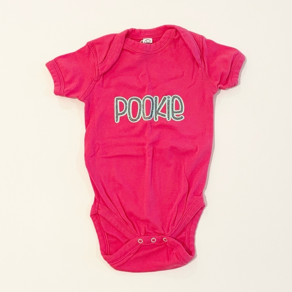 Rabbit Skins 12M “Pookie” onesie